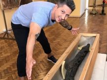 Саша Педан нашел в Киеве одну из самых больших мумий в мире